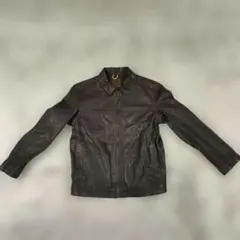 timberland レザー シングルライダースジャケット
