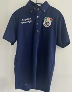 FILA GOLF ポロシャツ ネイビー Mサイズ