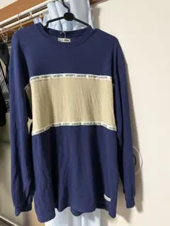 LACOSTE ラコステ 長袖 スウェット ネイビー ベージュ