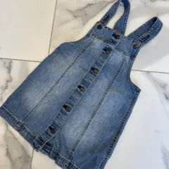 GAP デニムサロペットスカート