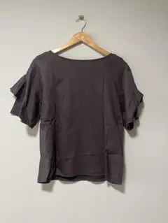 OPAQUE.CLIP M 38　袖フリル　カットソー