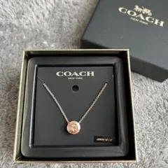 COACH ネックレス　ローズゴールド