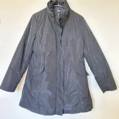 【COMME CA ISM】 コムサイズム ブラック ダウンジャケット コート