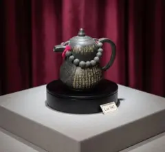【希少】王小茶制 紫砂壺 墨緑泥 般若心経 念珠飾 急須 茶道具 希少】王小茶制 紫砂壺 墨緑泥 般若心経 念珠飾 急須 茶道具 - メルカリ