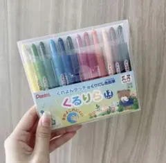 Pentel ぺんてる くるりら 12色セット くりだし色鉛筆のサムネイル