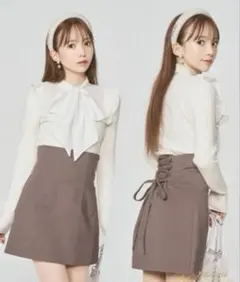 《美品》ミシェルマカロン くびれ美脚スカート