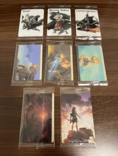 【匿名配送】【8枚セット】ゼルダの伝説 カードツインウエハース