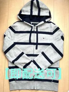 【美品】TOMMY HILFIGER ストライプパーカー