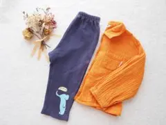 【moujonjon】子供服セット 長袖シャツ ズボン コーデ売り ナチュラル