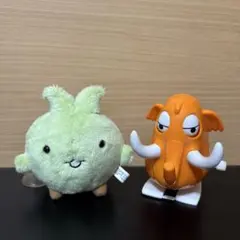 愛・地球博 キッコロ　ぬいぐるみ　マモタン　ゼンマイおもちゃ
