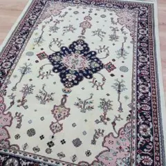 Y3059 パキスタン絨毯 182×125㎝ ウール 手織り トライバルラグ