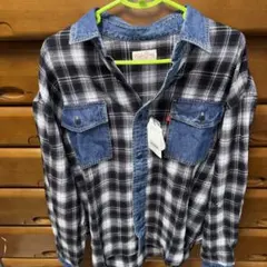 専用　rodeo crown デニムドッキングシャツのサムネイル