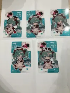 初音ミク　チロルチョコ　第二弾　クリアカード　全5種