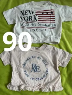 RELA 半袖Tシャツ2枚セット　90のサムネイル