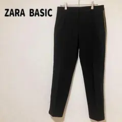 【ザラベーシック】黒 XS スリムパンツ サイドライン レディースn4260