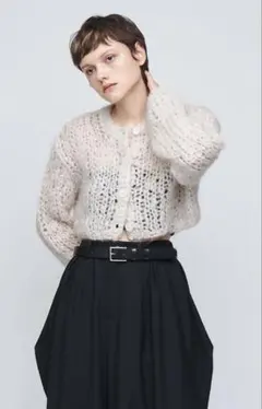 AEWEN MATOPH イウエンマトフ ハンドニット カーディガン 2way