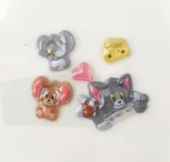 プチドロップステッカー　ボンボンドロップシール　トムとジェリー