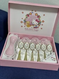 【貴重】エンジェルキティ　コーヒースプーン &レスト　平成キティ⭐︎ 貴重】エンジェルキティ コーヒースプーン &レスト 平成キティ