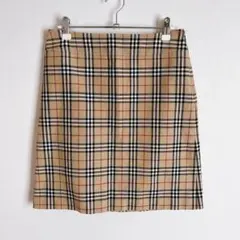 BURBERRY BLUE LABEL タイトスカート チェック 38のサムネイル