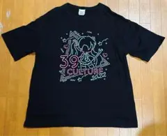39Culture 2022 初音ミク Tシャツ 黒 ブラック Mサイズ