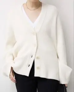 ドゥーズィエムクラス　LEWESアゼカーディガン