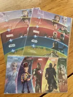 Disney+ キャラクタークリアファイル 3枚セット
