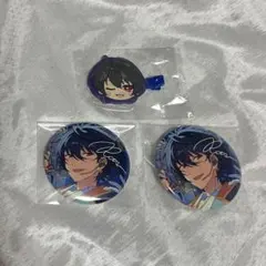 あんスタ 展示会 前髪クリップ 缶バッジ 凛月