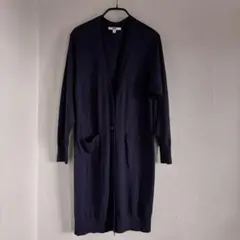 UNIQLO ニットロングカーディガン ネイビー S