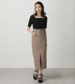 AZUL ロングタイトスカート