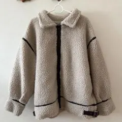 【値下げ】moment+ ボアジャケット Mサイズ