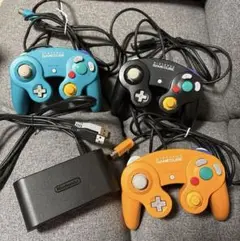 ゲームキューブ コントローラー 3個+純正接続タップ