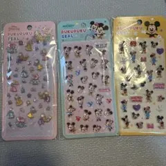 ディズニープリンセス・ミッキー・ミニー シールセット　ボンボンドロップ