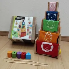 ImTOY 5 Activity Stackers 知育玩具 木製おもちゃ