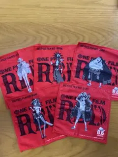 ONE PIECE FILM RED ハンカチ 5枚セット