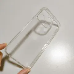 iPhone15Pro クリア ケース カバー TPU バンパーフレーム