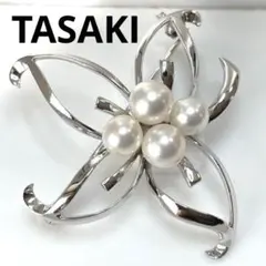 TASAKI パールブローチ　あこや真珠　入学式　卒業式　タサキ　コサージュ