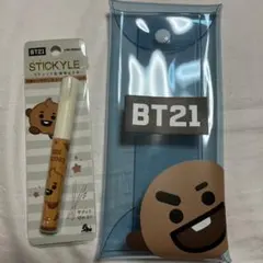 BT21 SHOOKY クリアケース 携帯はさみ