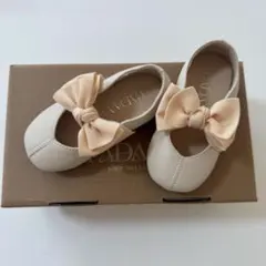 PADAM パダム ribbon flat shoes 13センチ