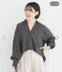 お値下げしました☆グリーンパークス♡BIGシャツのサムネイル