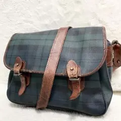 ポロラルフローレン メッセンジャーバッグ PVC ブラックウォッチ A4 大容量