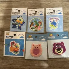 ピクサー トイ・ストーリー シールワッペン 6個セット