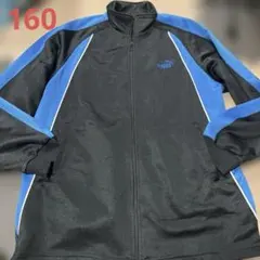 PUMA160センチジャージ上のみused黒×青