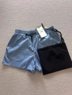 FENDI FFロゴ ズッカ柄 ショートパンツ 水着 短パン 46 - メルカリ