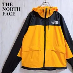 【ザ・ノース・フェイス】美品 S メンズ ナイロンパーカー 薄手 刺繍 羽織