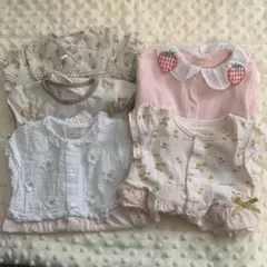 アプレレクール　フタフタ　プティマイン　ロンパース まとめ売り　女の子