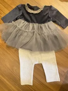 プティマイン　ベロアチュールopセット　セットアップ　70㎝