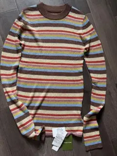 フリークスストア　ラメボーダーカットソー