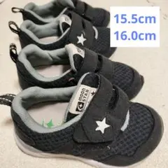 moon star ブラック スニーカー 15.5cm 16.0cm