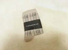 BURBERRY ソックス ベージュ チェック柄のサムネイル
