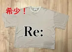 【希少！】Re: バイオシルケットリラックスTシャツ　フリーサイズ